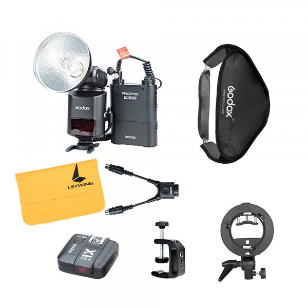 Godox WITSTRO ad360ii-n TTL 2,4 G Wireless System Flash Speedlite + PB960 Akku Pack orange + x1 N Wireless Transmitter für Nikon DSLR Kamera-39